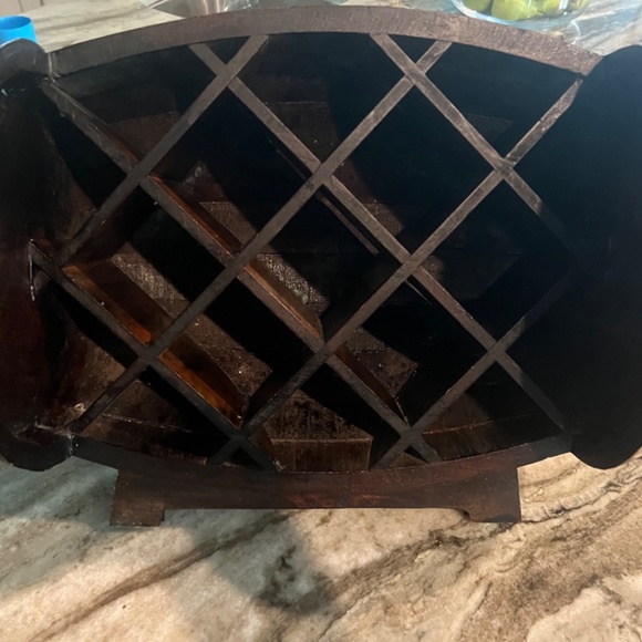 Pottery Barn Dining Pottery Barn Wine Barrel Table Top Wine Rack